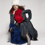 Katie Shearling Pillbox Hat