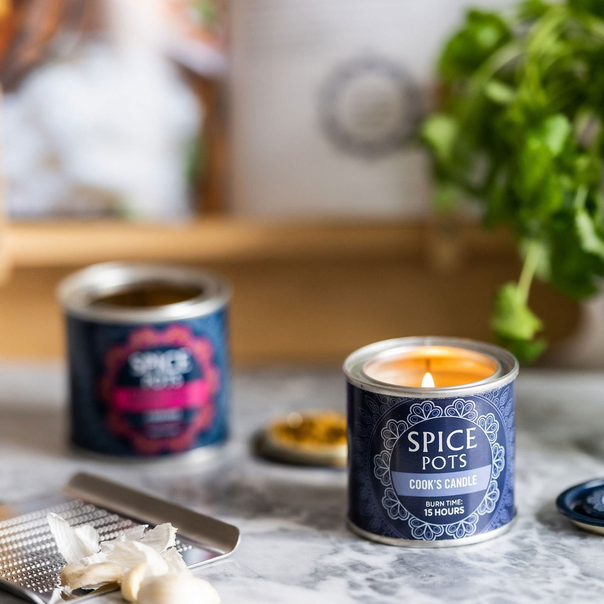 Spice Pots Kitchen Candle - To Eliminate Cooking Odours | Curry Odour Eliminator