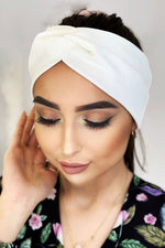 Knot Oversized Headband 6 Colours | IVON beige one-size-fits-all