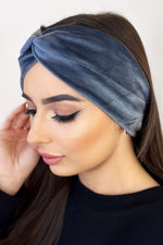 Knot Velour Headband 8 Colours | IVON grey one-size-fits-all