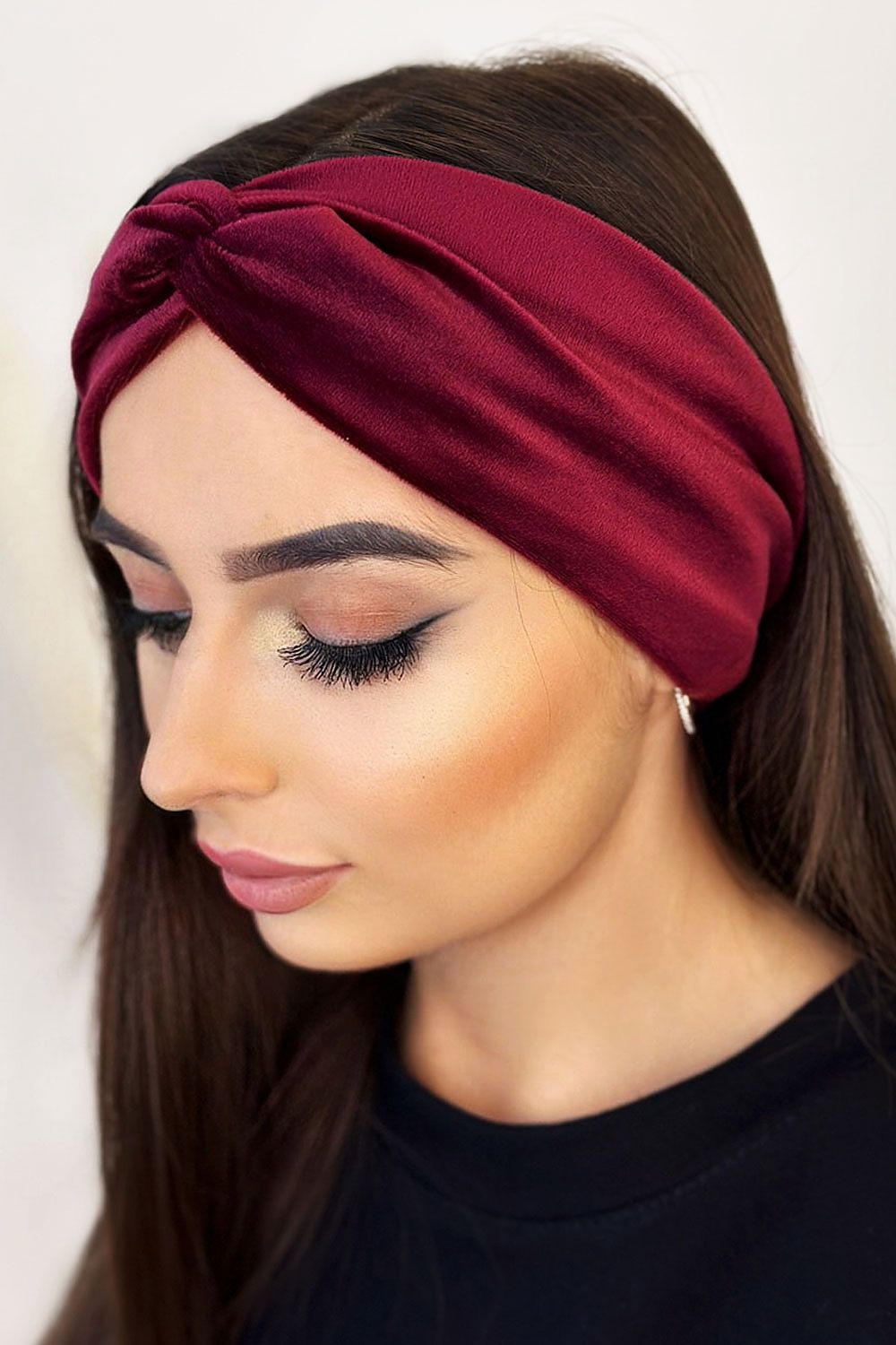 Knot Velour Headband 8 Colours | IVON red 2 one-size-fits-all