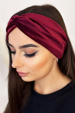 Knot Velour Headband 8 Colours | IVON red 2 one-size-fits-all
