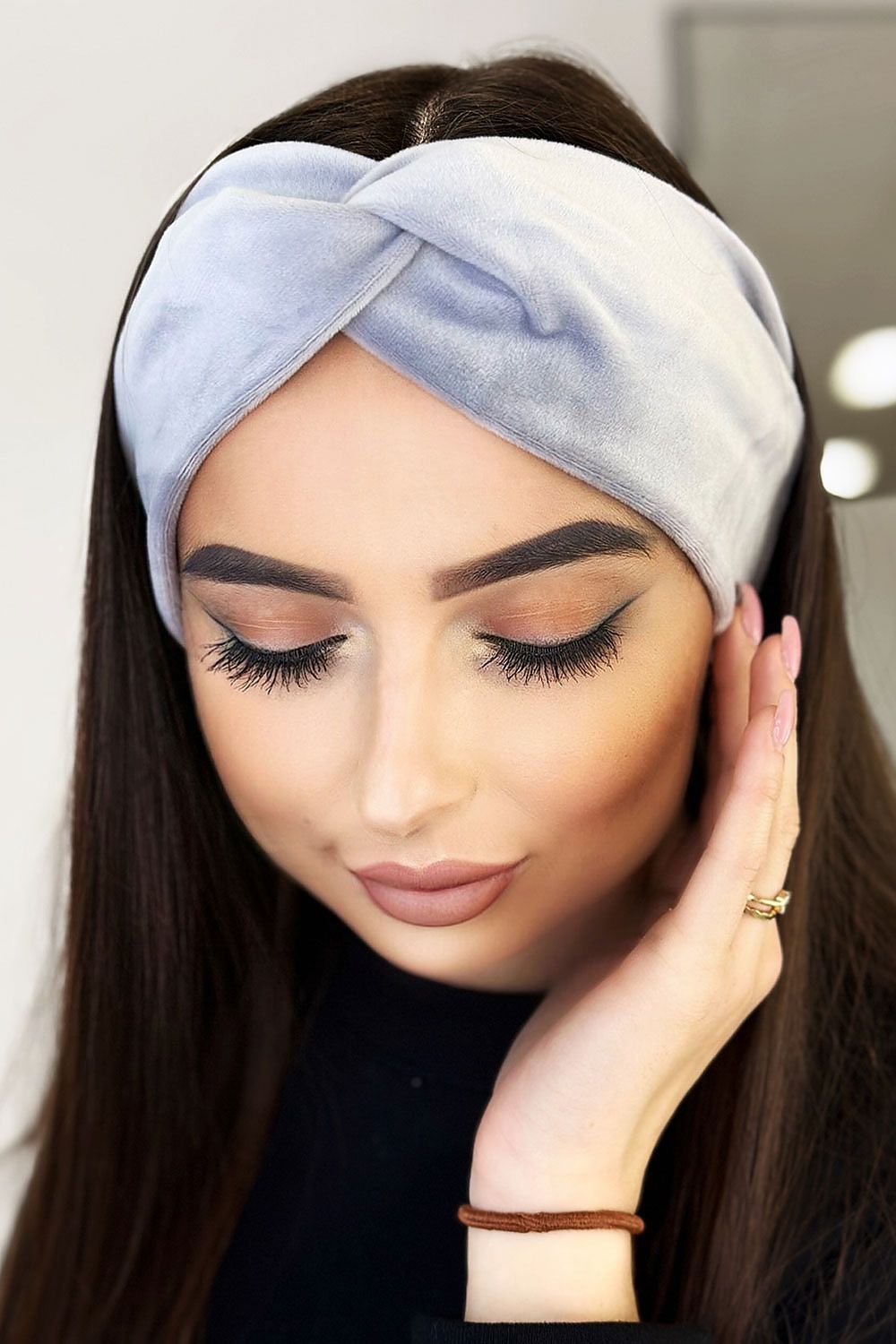 Knot Velour Headband 8 Colours | IVON grey 2 one-size-fits-all