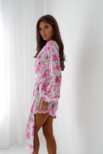 LaBalancia Floral Wrap Neckline Playsuit