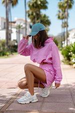 LaBalancia Hooded Loungewear Shorts Set