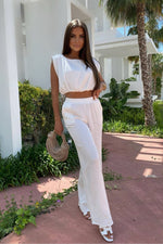 LaBalancia Muslin Loungewear Set beige one-size-fits-all