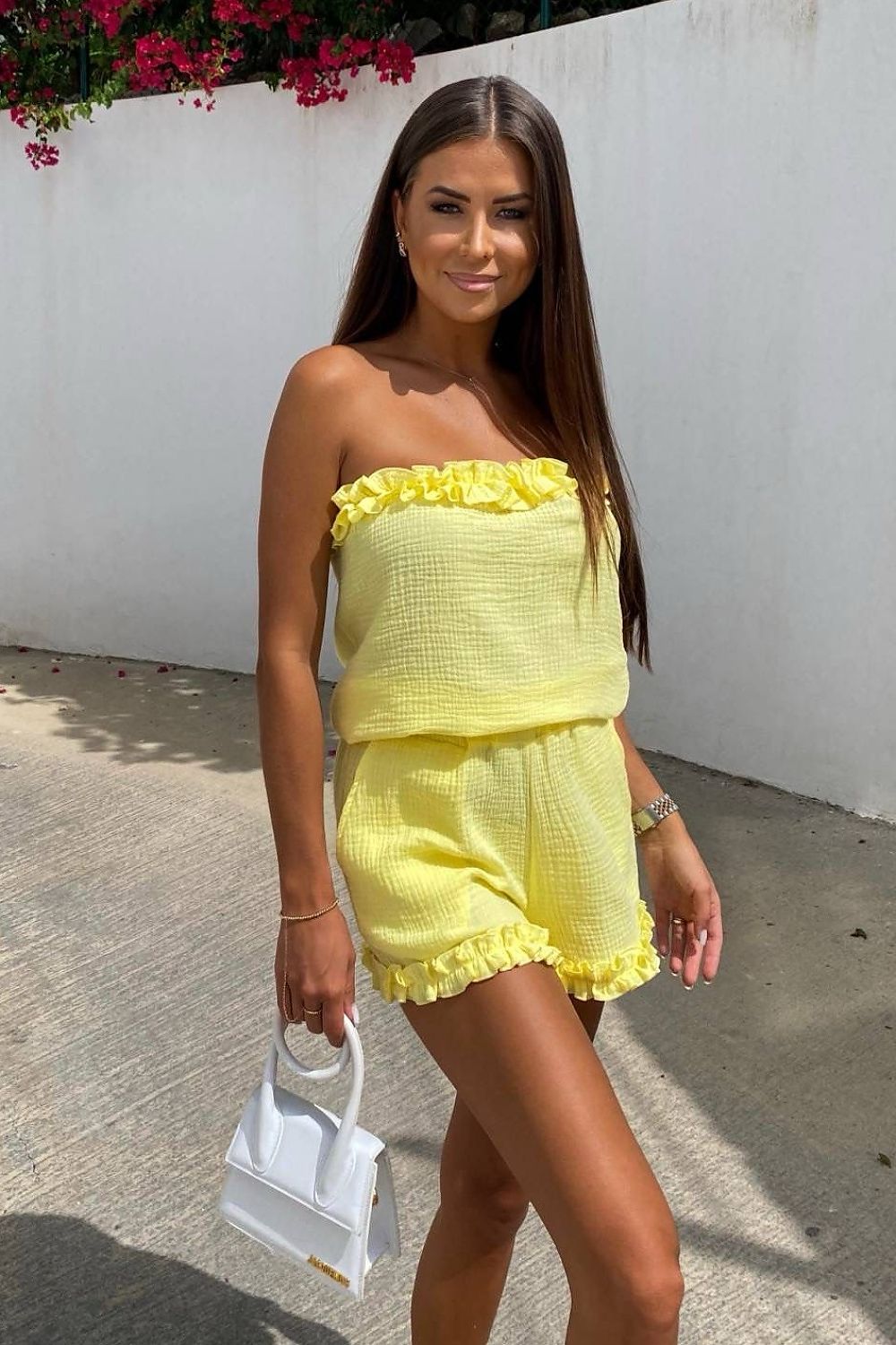 LaBalancia Summer Muslin Set yellow one-size-fits-all