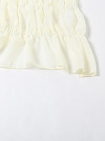 Ladies Fashion Sexy Sleeveless Halter Neck Pleated Backless Short Skirt Co-ord Set