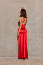 Roco Fashion Lamelia Maxi Dress with Open Back
