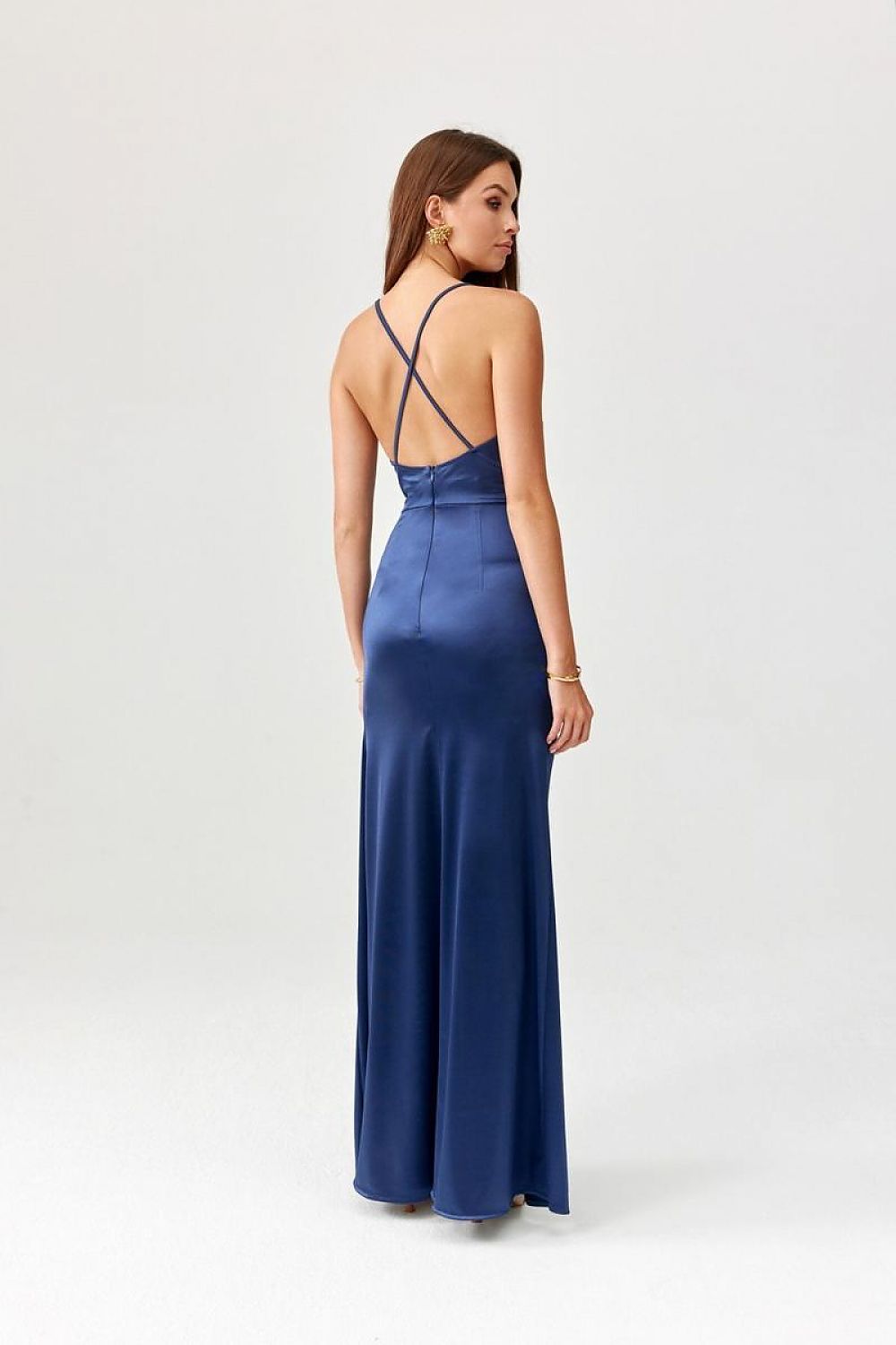 Roco Fashion Lamelia Maxi Dress with Open Back