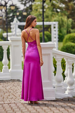 Roco Fashion Lamelia Maxi Dress with Open Back