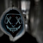 LED The Purge Neon Halloween Mask