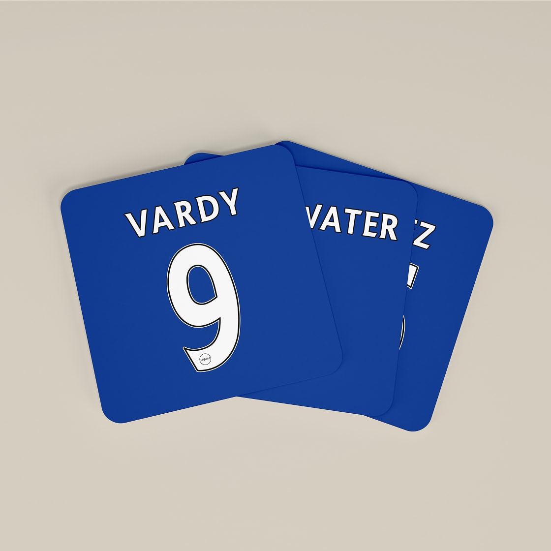 Leicester City Premier League Legends Football Coasters - Set of 4