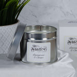 The Stirling Candle Company Lemongrass & Ginger - Travel Tin Candle - Wooden Wick