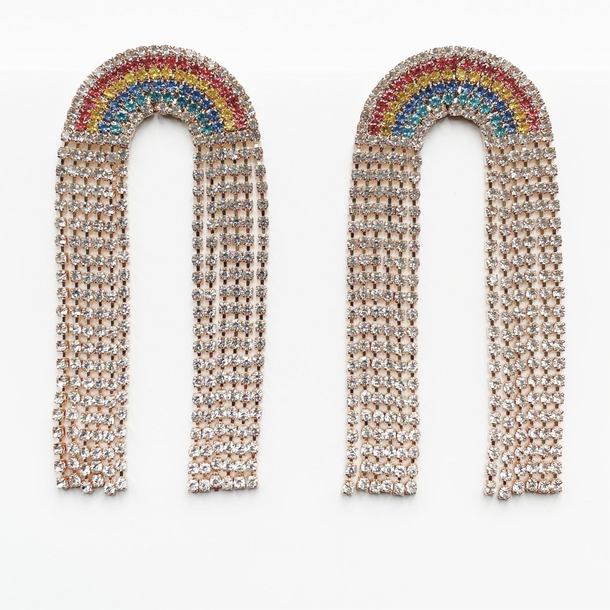 Lexis Statement Rainbow Cascade Earrings