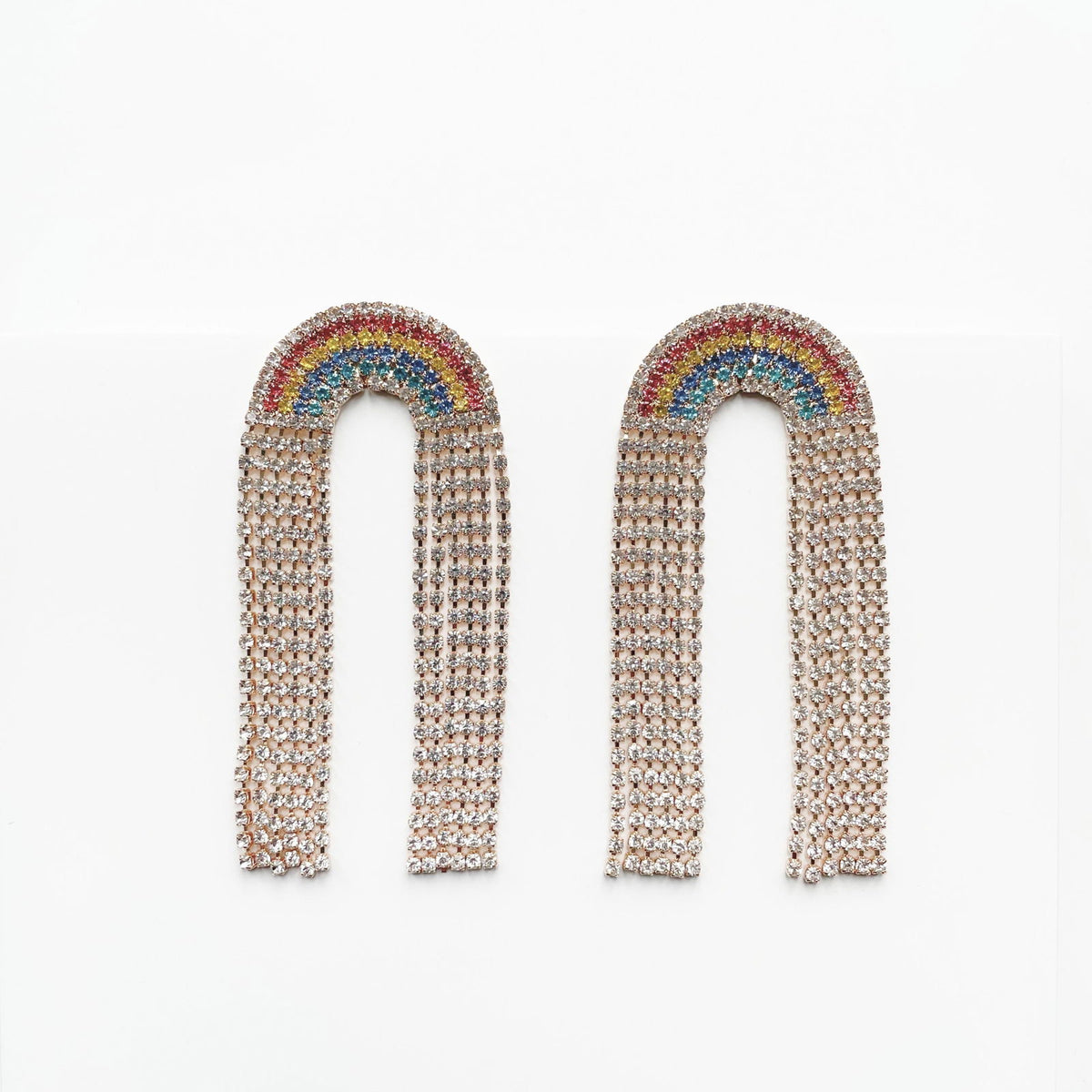 Lexis Statement Rainbow Cascade Earrings