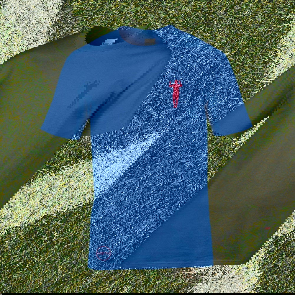 Lionel Messi Celebration T-Shirt Blue