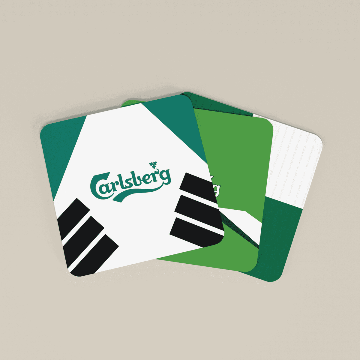 Liverpool Retro Away Kits Football Coasters - Set of 4