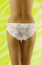 Wolbar Lola Lace Trim Briefs White