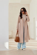 Long Sleeve Classic Collar Autumn / Winter Coat | Roco Fashion