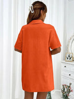 Loose-fit Short-sleeve Short Two-piece Shorts & Top Co-ord Set