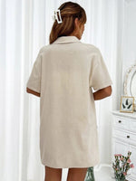 Loose-fit Short-sleeve Short Two-piece Shorts & Top Co-ord Set