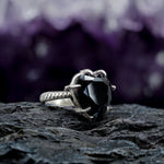 Love Bites Black Zircona Ring