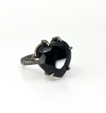 Love Bites Black Zircona Ring