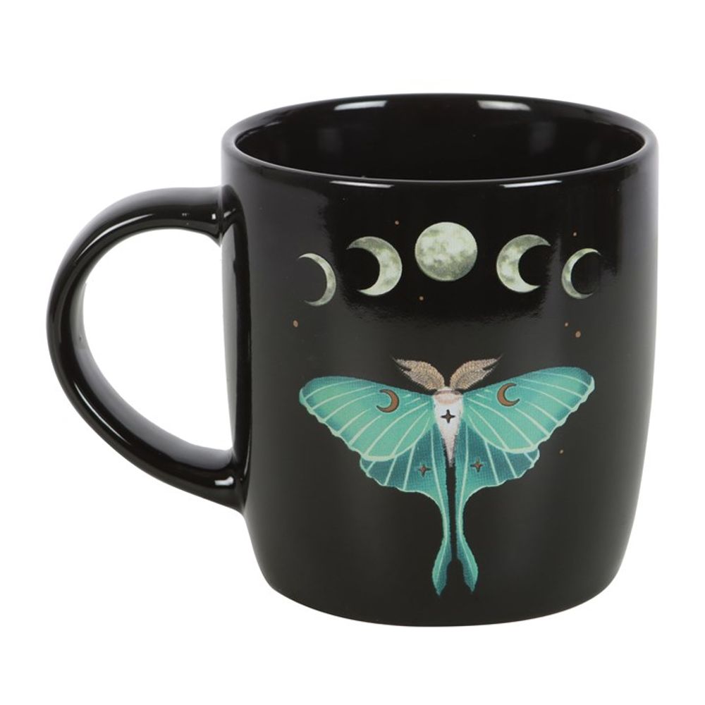 Luna Moth Black Mug