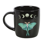 Luna Moth Black Mug