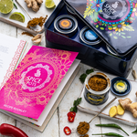 Spice Pots Luxury Curry Lovers Gift Tin | 5 Spice Kit with Candle & Recipes