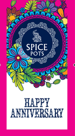 Spice Pots Luxury Curry Lovers Gift Tin | 5 Spice Kit with Candle & Recipes