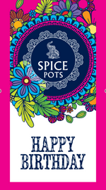 Spice Pots Luxury Curry Lovers Gift Tin | 5 Spice Kit with Candle & Recipes