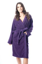 Daisy Dreamer Luxury Terry Cotton Bath Robe - Ultra-Soft Absorbent Dressing Gown
