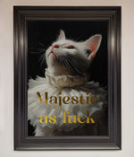 Majestic As Foil Print Matt Black