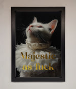 Majestic As Foil Print Black