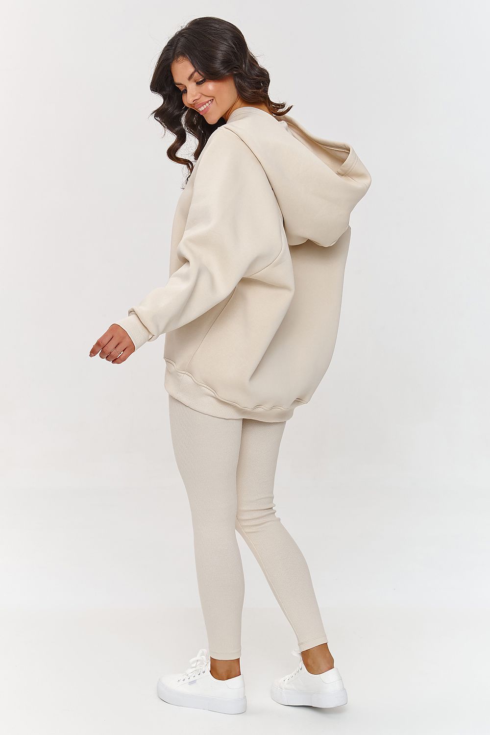 Makadamia 3-in-1 Loungewear Set with Sweatshirt, Top, and Leggings