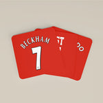 Manchester United Legends 7s Football Coasters - Set of 4