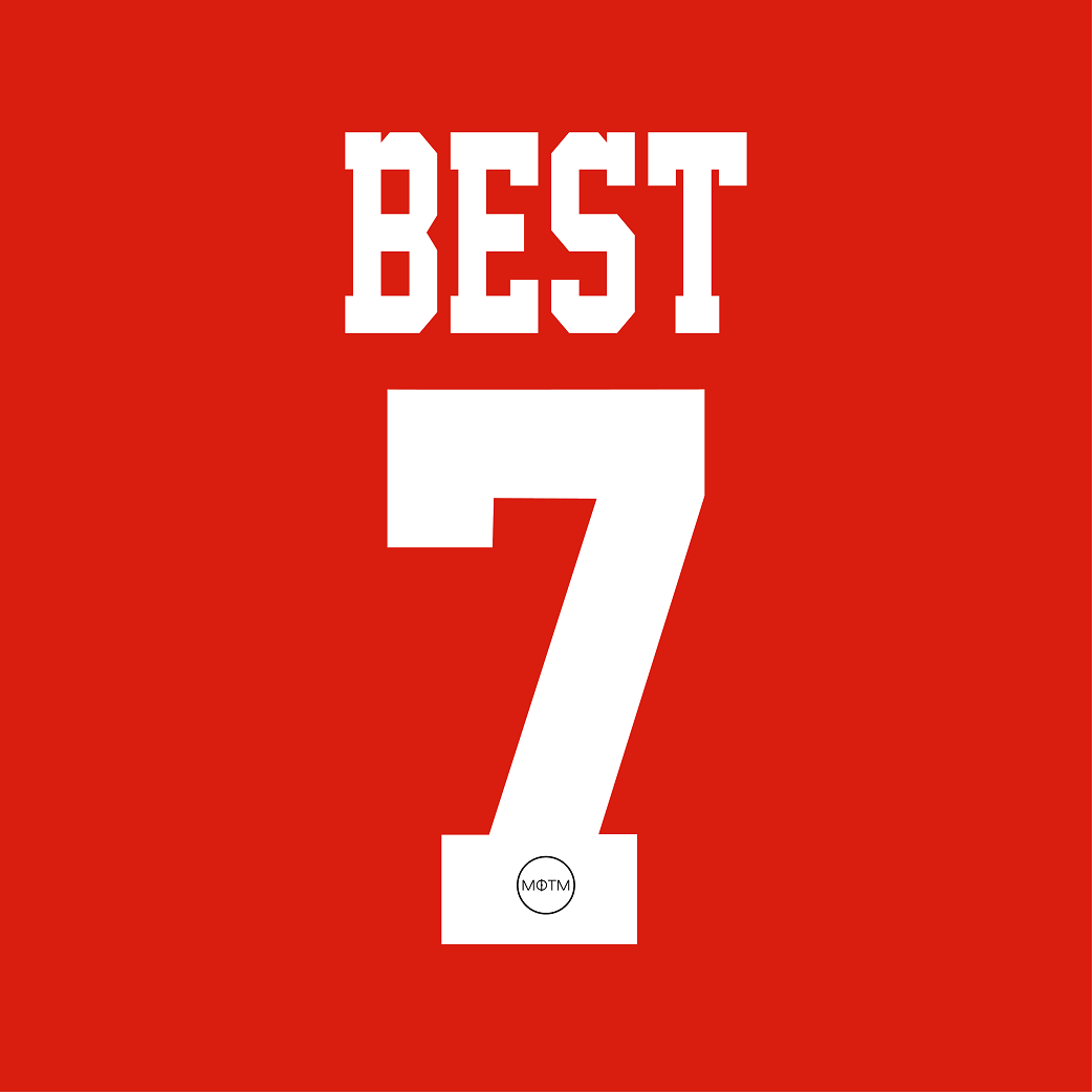 Manchester United Legends 7s Football Coasters - Set of 4