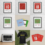 Manchester United Legends 7s Football Coasters - Set of 4