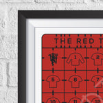 Manchester United 'The Red Trebles' 1998/1999 Print