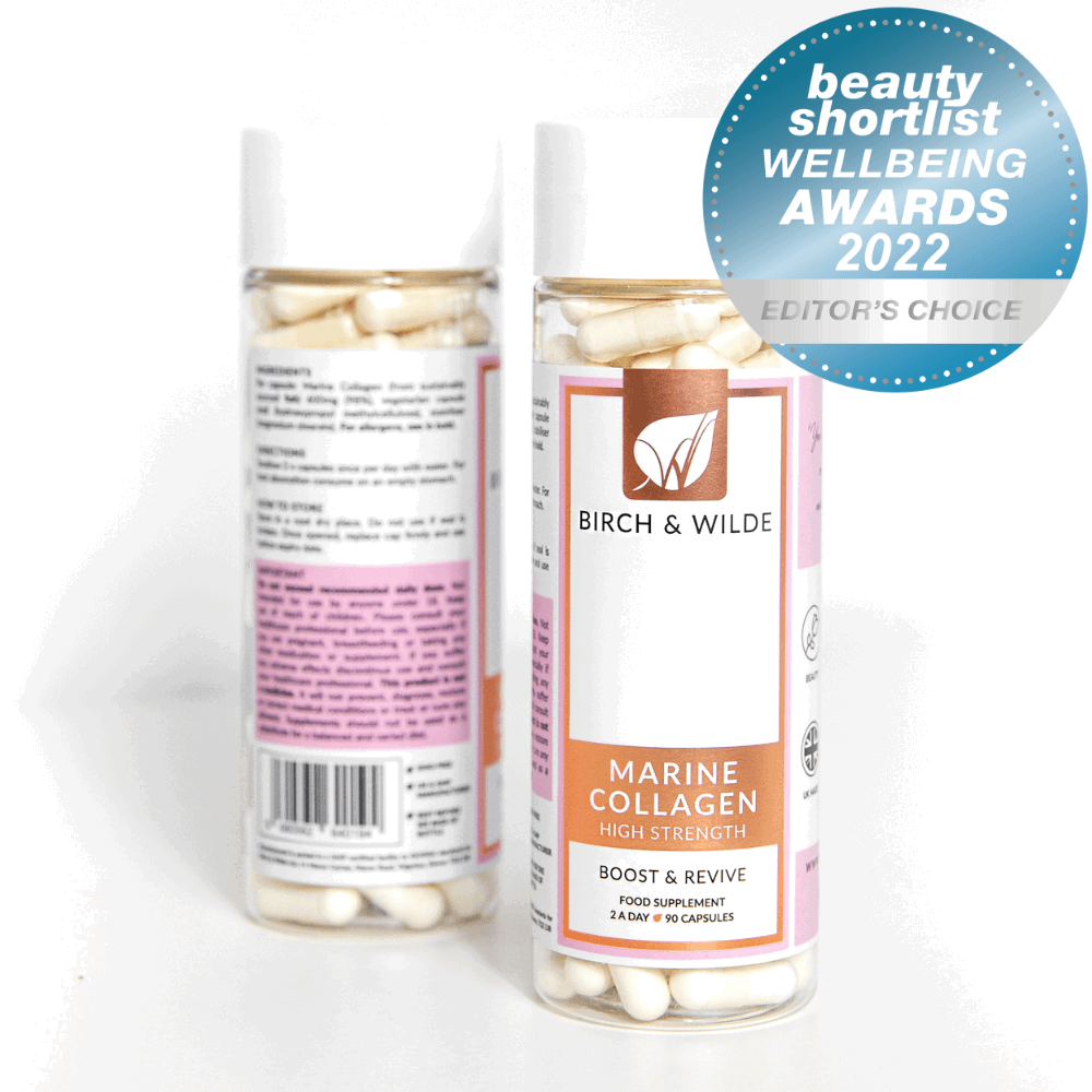 Birch & Wilde Marine Collagen 1200mg 90 Capsules
