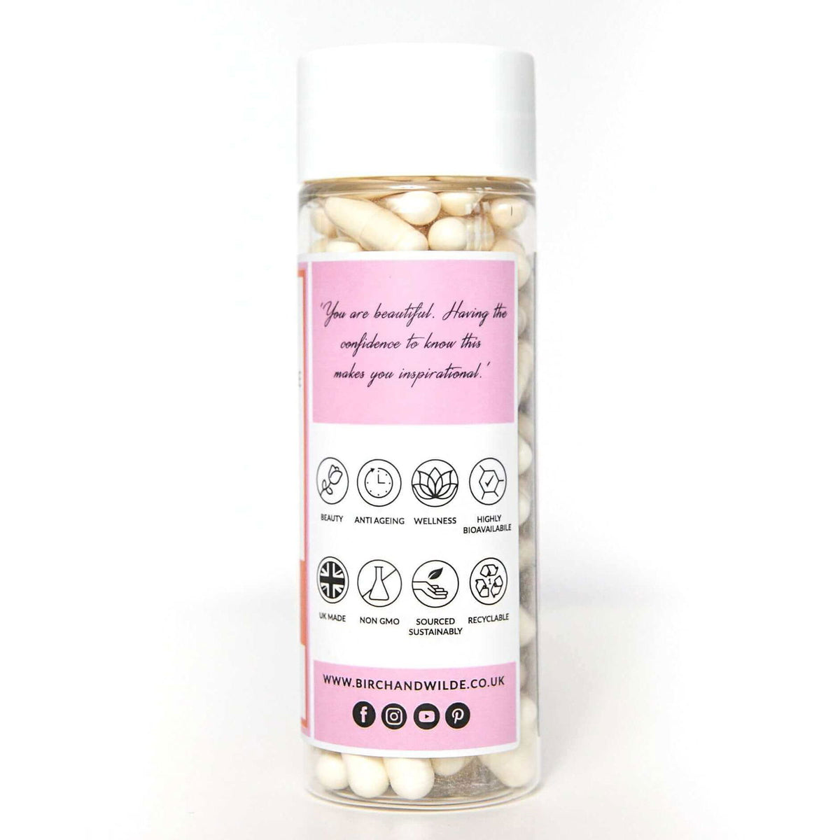 Birch & Wilde Marine Collagen 1200mg 90 Capsules