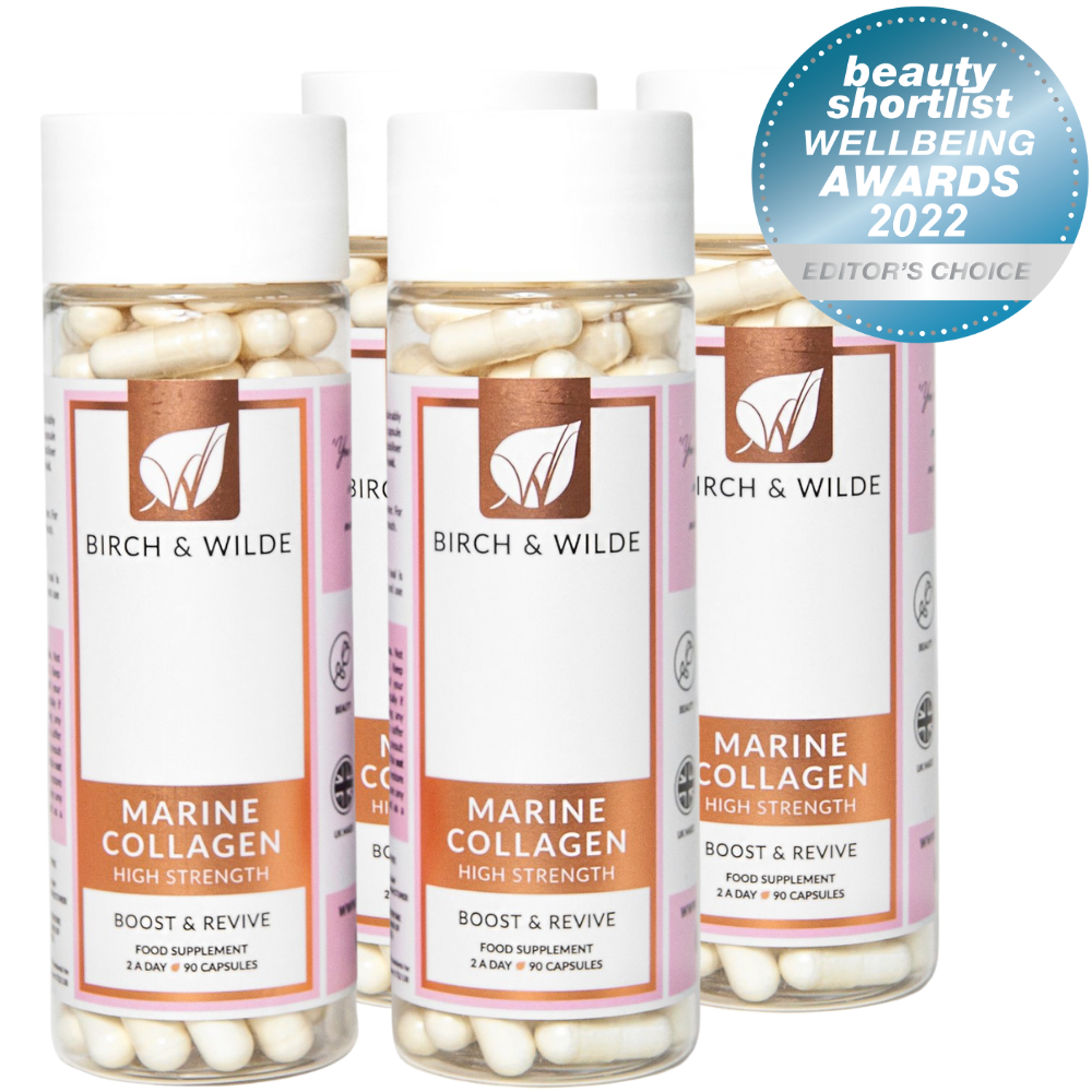 Birch & Wilde Marine Collagen 1200mg 90 Capsules 6 Month Bundle
