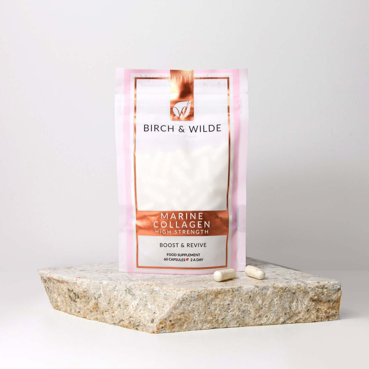 Marine Collagen Capsules x 60 | Monthly Refill Pouch