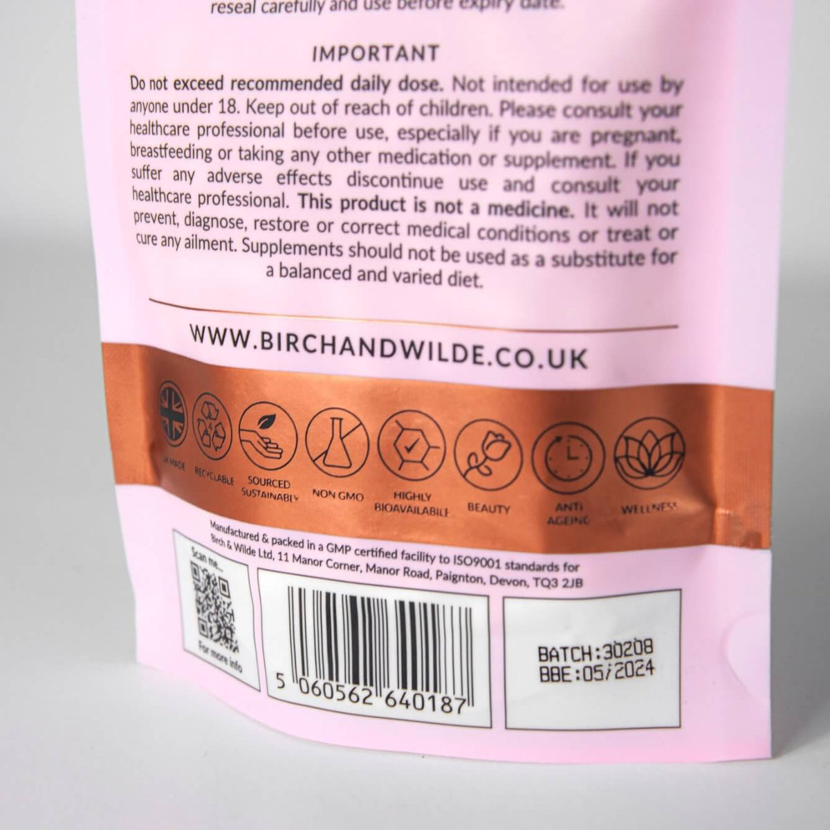 Marine Collagen Capsules x 60 | Monthly Refill Pouch