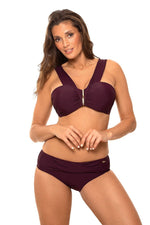 Marko Bardot Push-Up Two-Piece Bikini Set with Jeweled Decoration