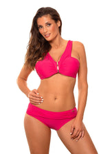 Marko Bardot Push-Up Two-Piece Bikini Set with Jeweled Decoration