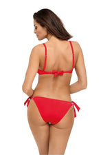 Marko Check Two-Piece Side-Tie Push-Up Bikini Set