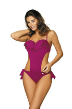 Marko Cuban-Style Push-Up One-Piece Monokini with Brazilian Back